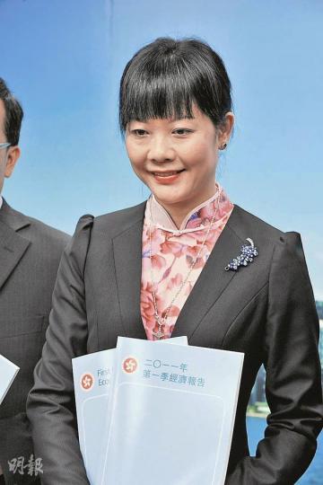 政府經濟顧問陳李藹倫直言,額外印花稅實施後,樓價仍然急升,樓市過熱風險進一步增加。(葉漢華攝) 政府經濟顧問陳李藹倫直言,額外印花稅實施後,樓價仍然急升,樓市過熱風險進一步增加。(葉漢華攝)