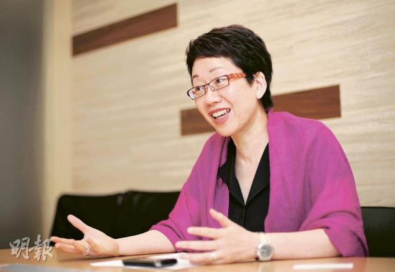 行健資產管理執行董事周綺雯稱,目前中港股市估值不平不貴。(何家達攝) 行健資產管理執行董事周綺雯稱,目前中港股市估值不平不貴。(何家達攝)