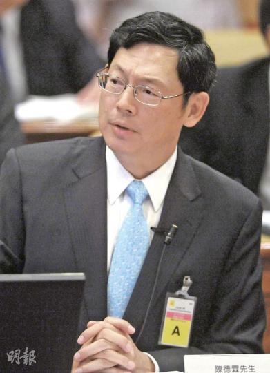 金管局總裁陳德霖直言,部分銀行對業務及資金計劃過分進取,下令銀行需要減慢貸款業務增長。(尹錦恩攝) 金管局總裁陳德霖直言,部分銀行對業務及資金計劃過分進取,下令銀行需要減慢貸款業務增長。(尹錦恩攝)