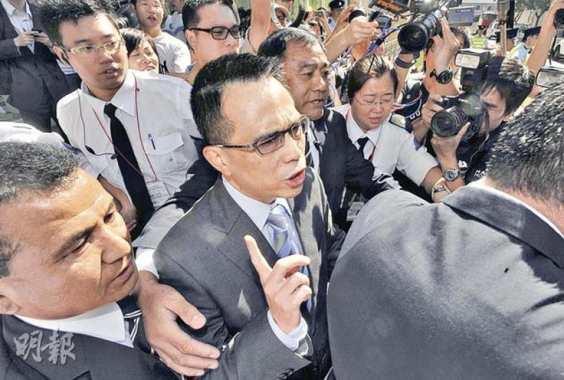長實副主席李澤鉅表示,不應說波老道地皮成交價為市場下限,而應理解為市場估錯了。(余俊亮攝) 長實副主席李澤鉅表示,不應說波老道地皮成交價為市場下限,而應理解為市場估錯了。(余俊亮攝)