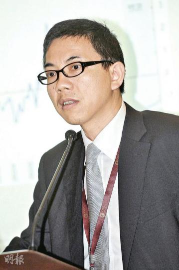中金公司首席經濟學家彭文生相信,地方政府債務應不會構成整體系統性風險。(陳淑安攝) 中金公司首席經濟學家彭文生相信,地方政府債務應不會構成整體系統性風險。(陳淑安攝)
