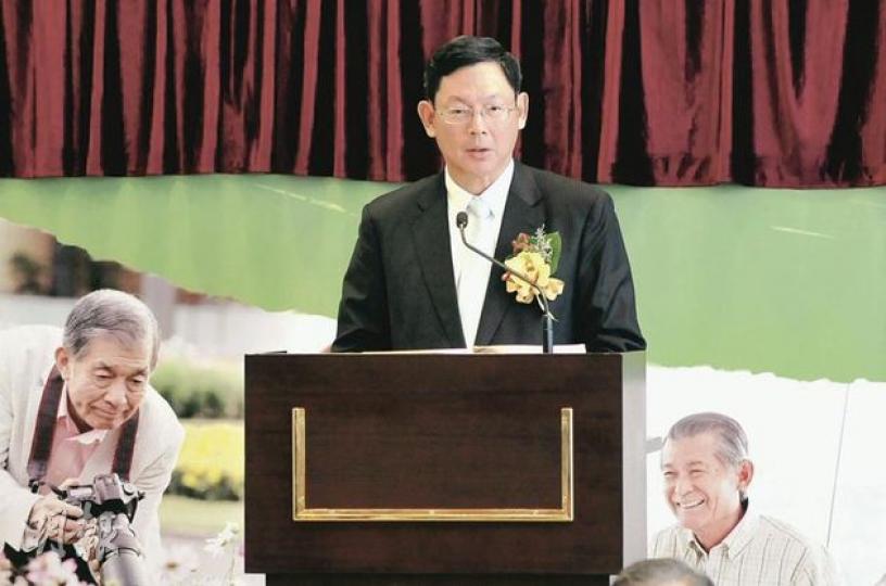 兼任按證副主席的金管局總裁陳德霖表示，年金一定，便不會因利息上升或樓價下跌而扣減。（葉漢華攝）