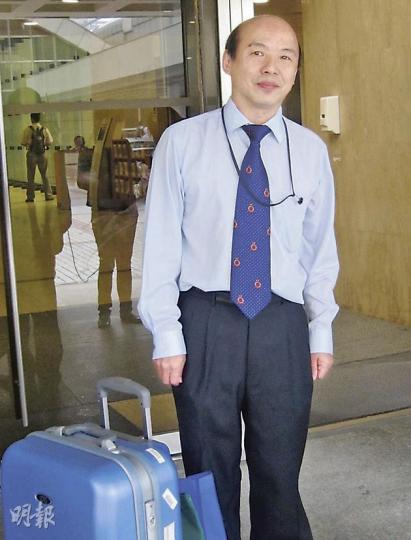 申請人張德榮昨於高等法院就遞補機制司法覆核進行聆訊，但遭法官拒絕受理。（林小詩攝）
