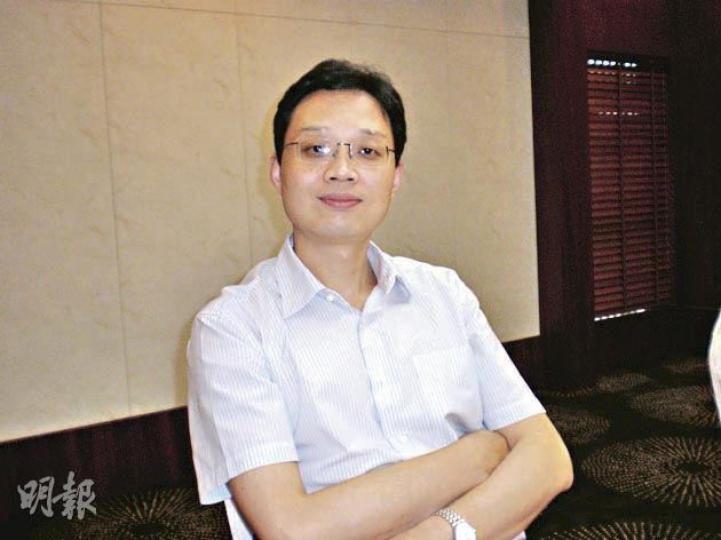 蘇州市金融辦公室副主任趙琨表示,希望借鏡香港金融管理經驗。(明報記者攝) 蘇州市金融辦公室副主任趙琨表示,希望借鏡香港金融管理經驗。(明報記者攝)
