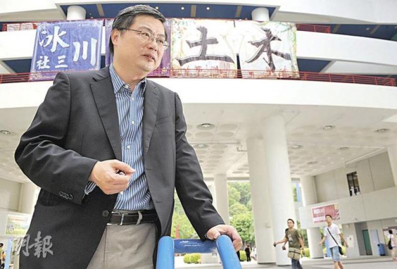 科大學務長譚嘉因透露，該校聯招課程由32個學科濃縮至4個，入讀學生完成首年基本課程後，才決定主修課程。（劉焌陶攝）