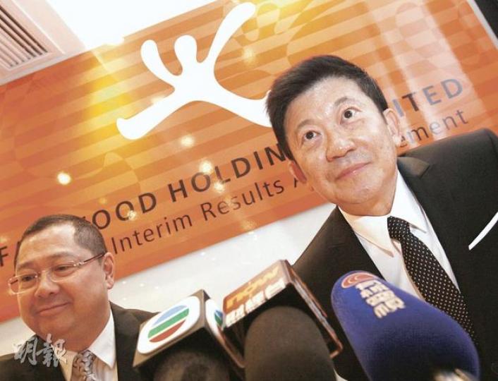 大快活內地分店溢利貢獻提升至19%,人均消費亦大超香港,圖為大快活行政總裁陳志成(左)及主席羅開揚。(李紹昌攝) 大快活內地分店溢利貢獻提升至19%,人均消費亦大超香港,圖為大快活行政總裁陳志成(左)及主席羅開揚。(李紹昌攝)