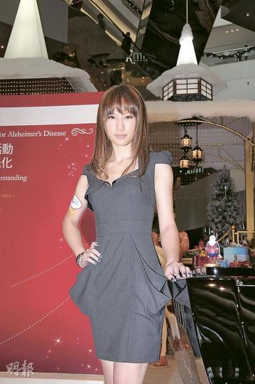 徐子珊否認是吳卓羲、張馨予之間的第三者。（攝影：劉一立）