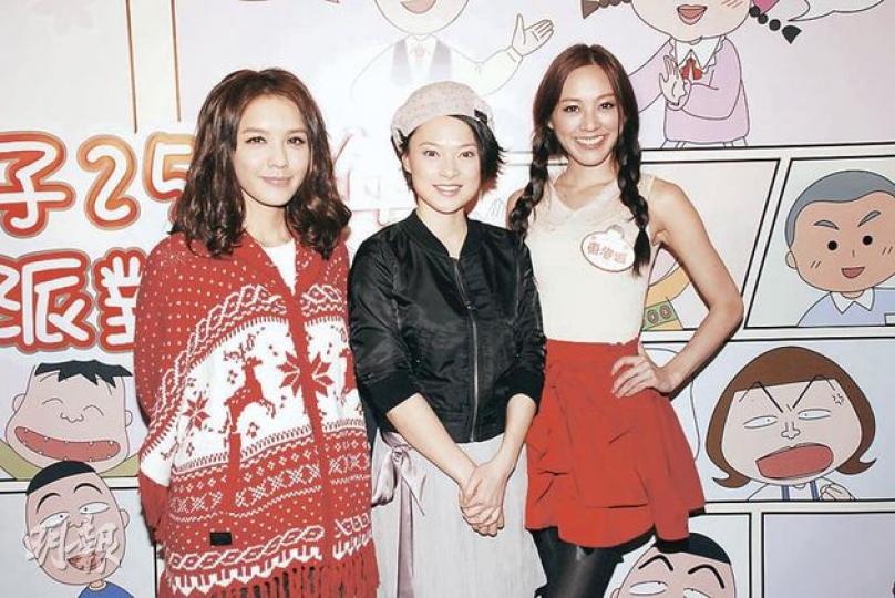 官恩娜(左起)、歐倩怡、松岡李那均曾推出唱片,但以樣子看,歐倩怡絕不似前輩。(攝影:孫華中) 官恩娜(左起)、歐倩怡、松岡李那均曾推出唱片,但以樣子看,歐倩怡絕不似前輩。(攝影:孫華中)