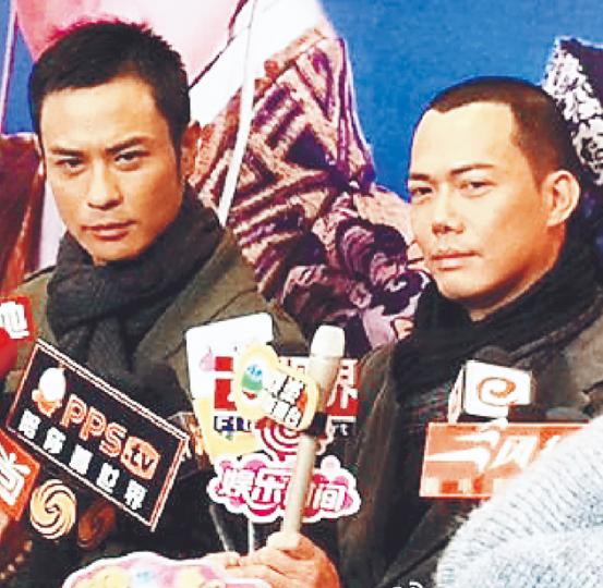 鄭嘉穎(左)與謝天華(右)合演內地劇,再來個演技鬥一番。(微博圖片) 鄭嘉穎(左)與謝天華(右)合演內地劇,再來個演技鬥一番。(微博圖片)