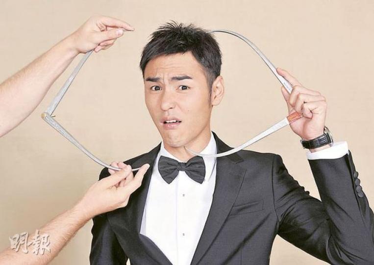 阮經天期待自己的蠟像製成品快點完成。（微博圖片）