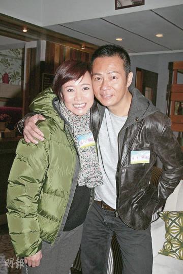 陳奐仁稍後在紅館開演唱會，滕麗名表示要自掏腰包買飛以示支持。（攝影/記者﹕劉一立）

