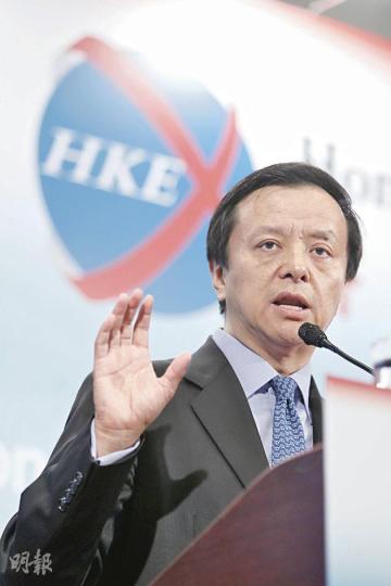 李小加堪稱「改革派」，今年將大灑金錢提升交易所各項基建。（郭慶輝攝）