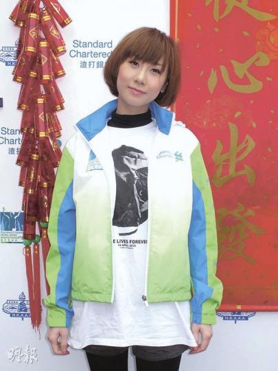泳兒暫未計劃帶男友回家見父母。（攝影/記者﹕孫慧莊） 連詩雅將參加下星期舉行的馬拉松比賽。（攝影/記者﹕孫慧莊）