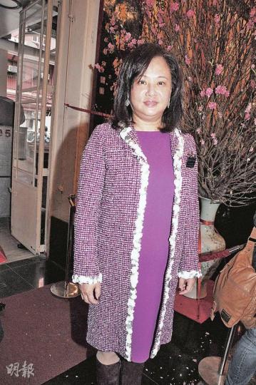 三太陳婉珍強調女兒何超雲與男友陳山聰一向財政獨立，她也不會過問二人的計劃。（攝影：梁迺楠）