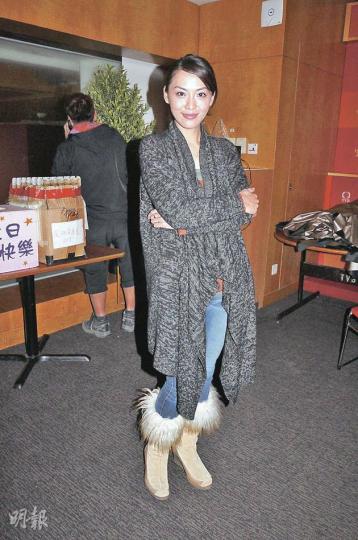 陳煒婚後漸漸覺得悶，決定重投娛樂圈。（攝影/記者：鍾一虹）