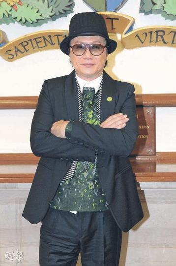 許冠傑昨日現身港大為4月紅館個唱宣傳。（攝影﹕鍾偉茵）