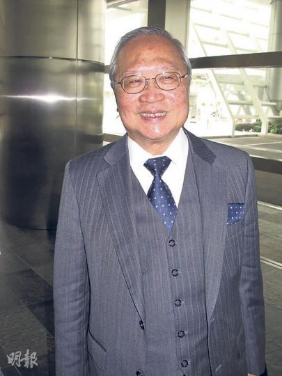 無綫行政主席梁乃鵬表示董事局未收到任何方逸華辭職的通知。（攝影/記者：梁榮達）
