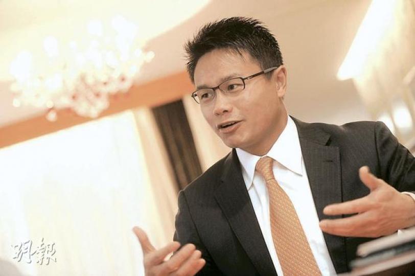 朱鼎健表示,自己是完美主義者;在工作上,他覺得只有自己一個人進步是沒用的,要公司團隊所有人進步,整個企業才會進步。(余俊亮攝) 朱鼎健表示,自己是完美主義者;在工作上,他覺得只有自己一個人進步是沒用的,要公司團隊所有人進步,整個企業才會進步。(余俊亮攝)