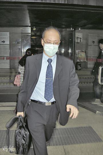 案發時為總調查主任的被告曹永年，指與張青浩最後一次會面時，張表現「裝傻扮懵」。（林景輝攝）
