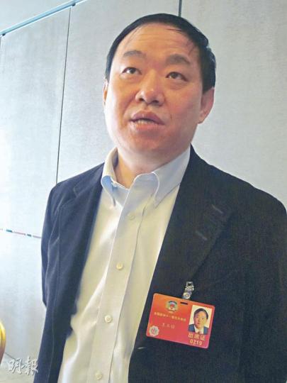 新奧主席王玉鎖批評，有人指新奧給中國燃氣的收購價太低，是「貪心不足蛇吞象」。（馮思律攝）