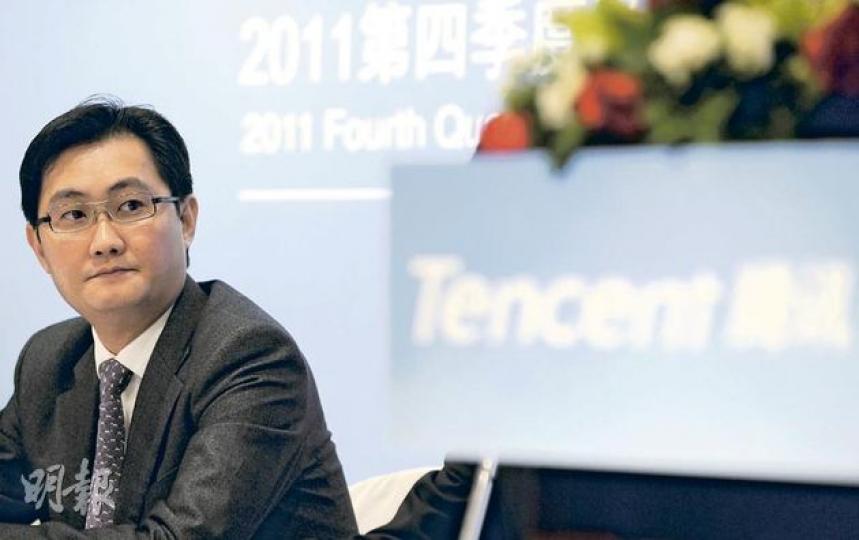 騰訊上周公布業績,純利按年升27%至102億元人民幣,符合市場預期。圖為主席馬化騰。(何家達攝) 騰訊上周公布業績,純利按年升27%至102億元人民幣,符合市場預期。圖為主席馬化騰。(何家達攝)