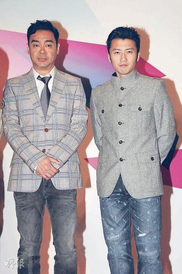 劉青雲大讚初次合作的謝霆鋒是認真用心的演員。（攝影：梁迺楠）