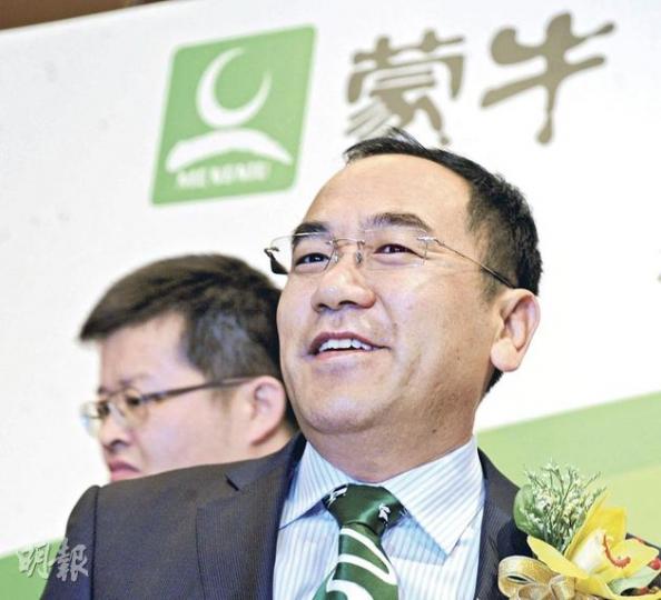 蒙牛乳業吳景水表示，去年底曝光的質量問題肯定對銷售帶來影響，但首3月銷量按年仍有所增長。（劉焌陶攝）