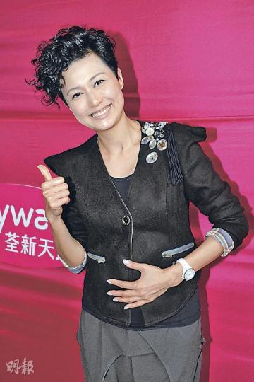 羅敏莊怕痛,故決定開刀分娩。(攝影:鍾偉茵) 羅敏莊怕痛,故決定開刀分娩。(攝影:鍾偉茵)