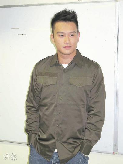 吳浩康承認與女伴相識了兩個多月正在發展中。（攝影/記者：梁榮達）