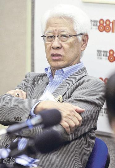 房協主席楊家聲昨日在商台節目中表示，在市區興建公屋的做法可取。（余俊亮攝）