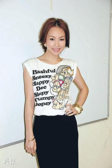 Stephy前晚到無綫錄影,笑言覺得很陌生。(攝影/記者﹕林祖傑) Stephy前晚到無綫錄影,笑言覺得很陌生。(攝影/記者﹕林祖傑)