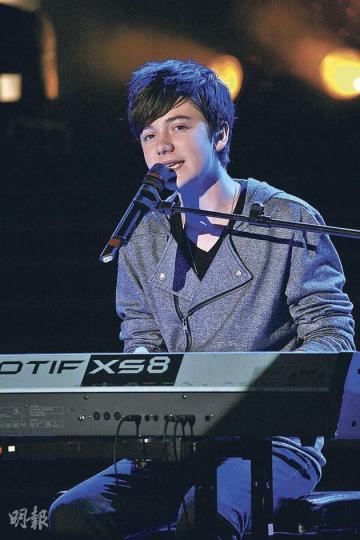 Greyson Chance力撐師姐Lady Gaga衣著出色,穿什麼也靚。(攝影/記者:梁榮達) Greyson Chance力撐師姐Lady Gaga衣著出色,穿什麼也靚。(攝影/記者:梁榮達)