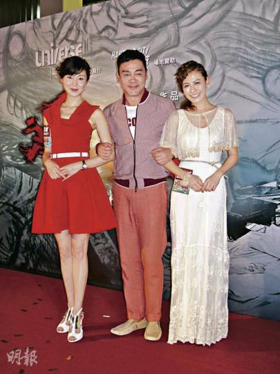 萬綺雯(左起)、劉青雲、江若琳異口同聲表示《追凶》是破格的電影。(攝影/記者:梁榮達) 萬綺雯(左起)、劉青雲、江若琳異口同聲表示《追凶》是破格的電影。(攝影/記者:梁榮達)