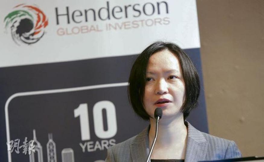 亨德森遠見中國躍升基金經理沈昱指出，中國內陸城市在經濟增長率、零售數據等方面顯示出更強勁的動力。（李澤彤攝）
