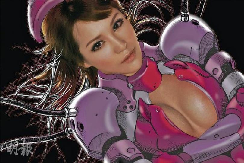 Mia覺得其裝甲造型可媲美《鐵甲奇俠》。(微博圖片)
Mia覺得其裝甲造型可媲美《鐵甲奇俠》。(微博圖片)