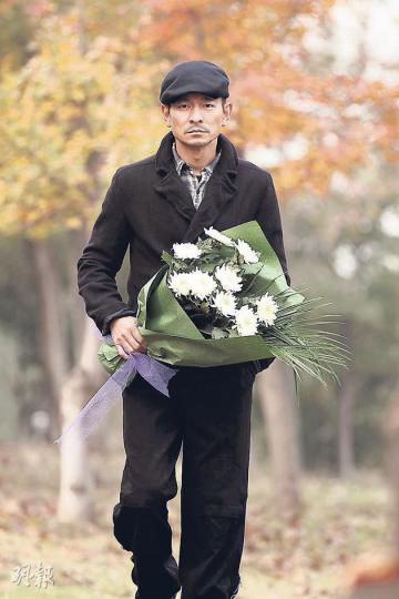 華仔以滄桑成熟造型現身大銀幕,依然有型有款。(攝影﹕娛樂組) 華仔以滄桑成熟造型現身大銀幕,依然有型有款。(攝影﹕娛樂組)