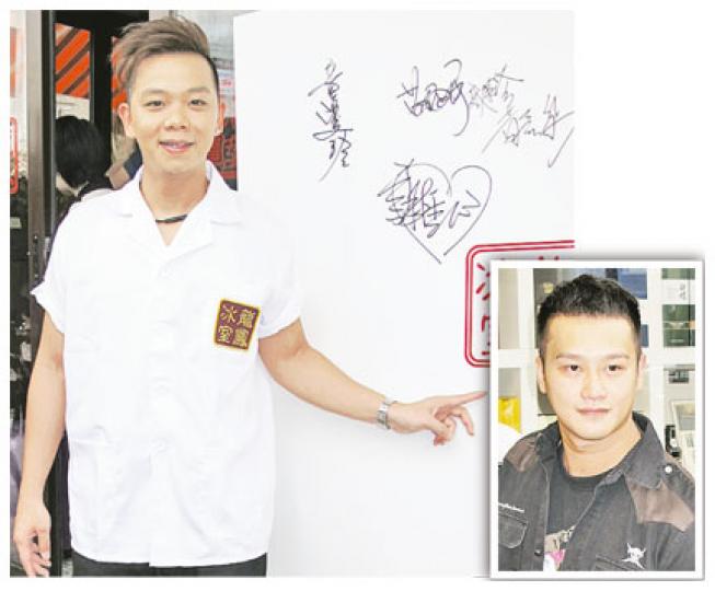 吳浩康（小圖）用行動證明，他跟林子善是好友。（攝影/記者：李潔盈）