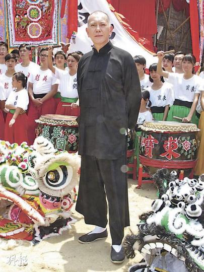 黃秋生昨日在西樵山夢工場為《葉問——終極一戰》開工。（攝影/記者﹕鍾一虹）