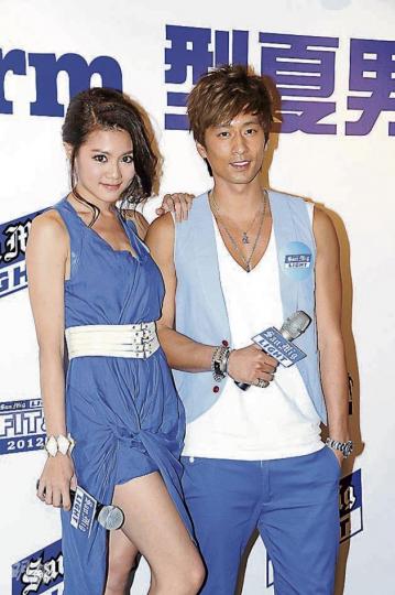 周秀娜與男友Avis以情侶檔出席活動。（攝影﹕鍾偉茵）