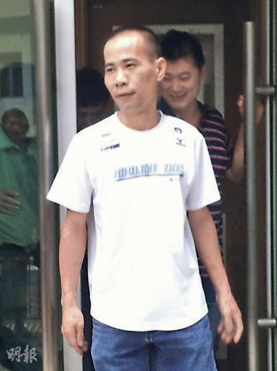 「標記樂園」前大廚梁浩光求情稱為保飯碗而犯案，但上月因與黃標鬧翻，現已轉投其他食肆。（余卓善攝）