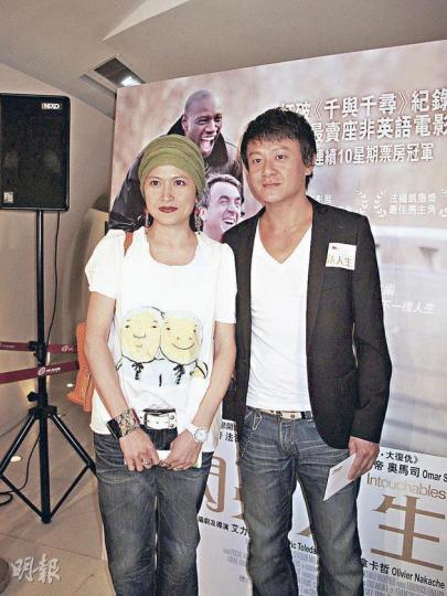 邵美琪（左）與施祖男（右）首次高調拍拖亮相，女方更一臉春風。（攝影/記者：鍾一虹）
