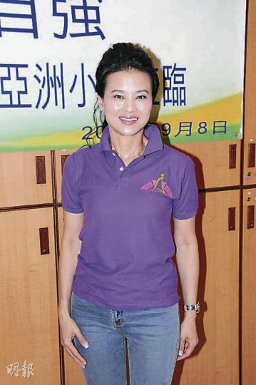 黎燕珊表示要為新一屆的亞姐師妹上教育課。（攝影/記者﹕林祖傑）