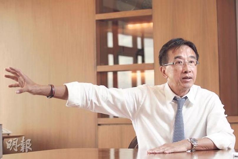 自由黨榮譽主席田北俊（圖）直選成功，但他對商界直選路並沒有太大信心，因他和弟弟田北辰在選舉中「只能在比例代表制下取尾幾席」。（郭慶輝攝）