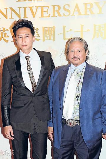 洪金寶與洪天明父子檔現身。(攝影:鍾偉茵、林祖傑) 洪金寶與洪天明父子檔現身。(攝影:鍾偉茵、林祖傑)