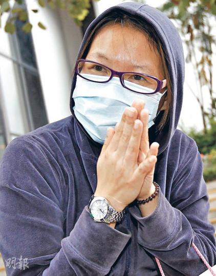 被告蘇淑儀在錄影會面中否認疏忽照顧，只認疏忽在未察覺兒子有病，打算求醫卻未坐言起行。她說過去四度懷孕皆做足產前及產後檢查。（李紹昌攝）