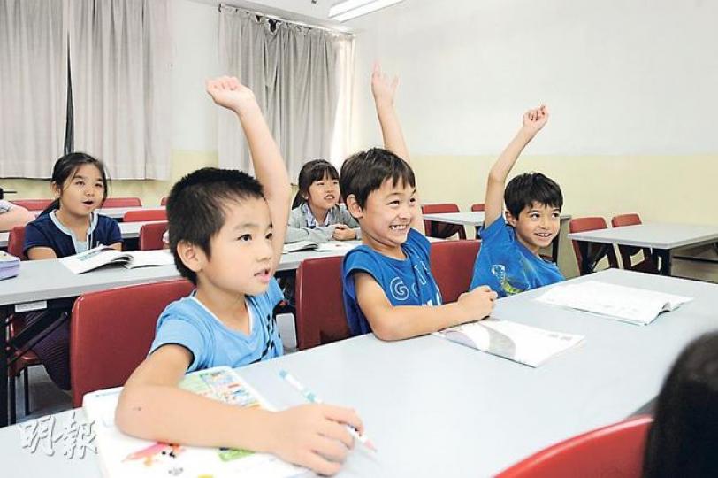 全港約有1.25萬名日本人，中華基督教青年會早前提供場地及支援，讓日本兒童可一同上日文及興趣班。（葉思雅攝）