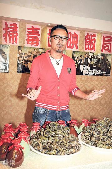 苗僑偉期望新劇《雷霆掃毒》首播收視高開36點。（攝影/記者：梁榮達）