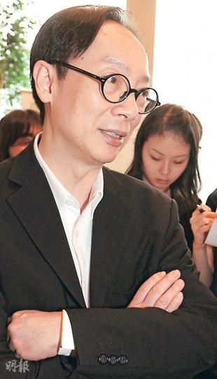 恒生銀行執行董事馮孝忠指出，雖然中港兩地對人民幣貸款需求減弱，但海外企業對人民幣貸款的意欲仍然強勁。（劉焌陶攝）