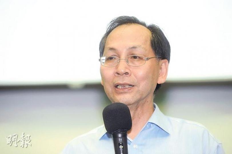 市區更新基金有限公司主席梁祖彬希望能以「從下以上」方式推動舊區更新及古蹟保育，歡迎社會人士提交計劃書並接受基金資助。（尹錦恩攝）