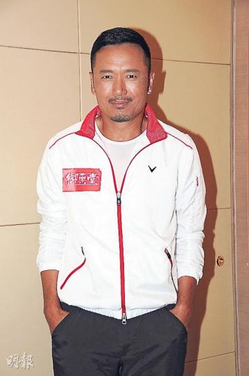 苗僑偉笑言自己在劇中的製毒過程也被網友鬧。（攝影﹕鍾偉茵）